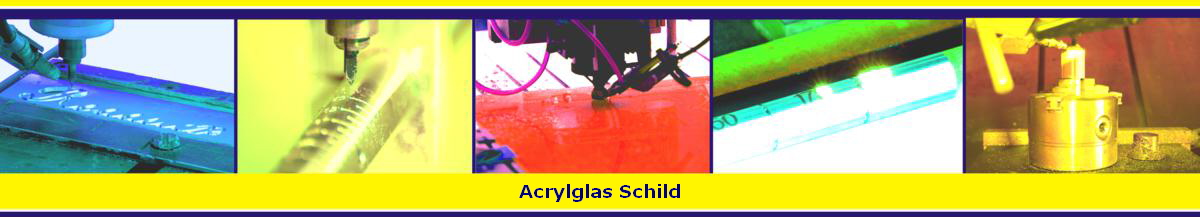 Acrylglas Schild