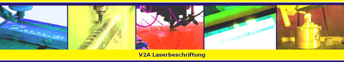 V2A Laserbeschriftung